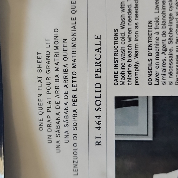 Ralph Lauren queen sheet - Picture 3 of 7